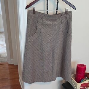 Elegant Brown Women's Skirt